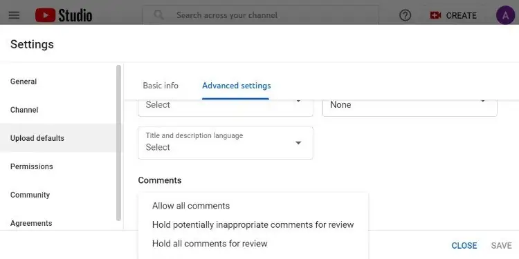 Why Is My Youtube Comments Not Showing? 10 Ways To Fix 13 final-youtube-upload-default-section