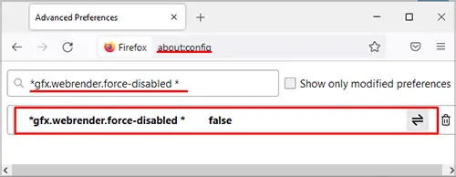 Youtube Videos Not Playing - 6 Ways To Fix 7 gfx-webrender-force-disable