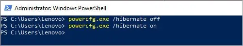 Computer Won’t Wake Up From Sleep - 13 Permanent Fixes 19 hibernate-on-off