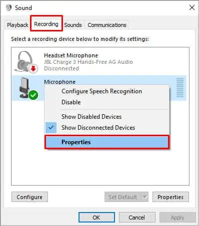 microphone-properties