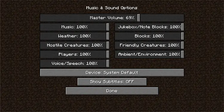 minecraft-audio