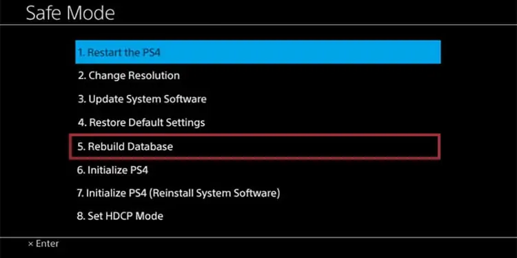 PS4 Won't Stay On or Turn On - 8 Possible Fixes 5 rebuild-database
