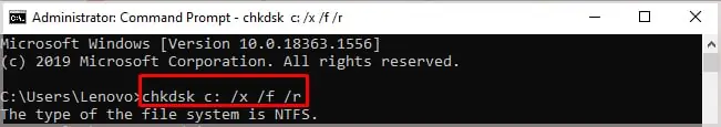 Fix: Microsoft Windows System Protection Background Tasks (SrTasks.exe) High CPU & Disk Usage 28 running-chkdsk-command1