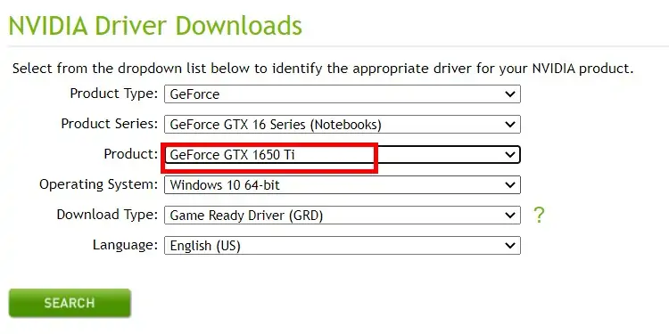 search-nvidia-drivers