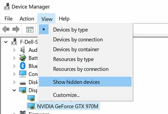 show-hidden-device