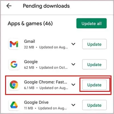 Google Chrome Not Saving Passwords - 13 Ways To Fix It 30 update-google-chrome