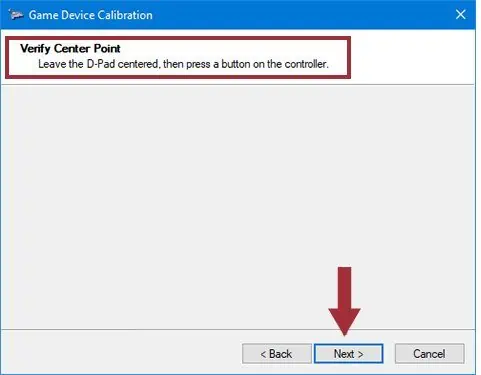 How To Calibrate Xbox One Controller on Windows PC? - 3 Easy Ways 10 verify-d-pad-center-e1641913311886