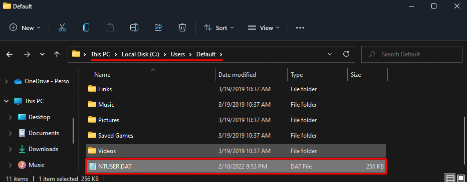 How to Fix “User Profile Service Failed the Sign In” 23 4.-ntuser.dat-file