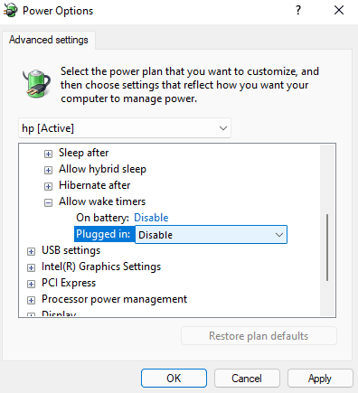 Computer Turns On By Itself? Here’s How To Fix It 20 5.-allow-wake-timers