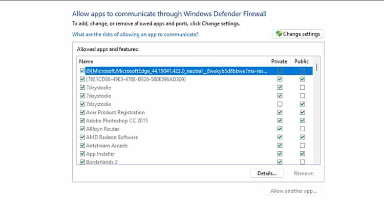 Fix: Unable To Connect To World in Minecraft 2 Firewall-2