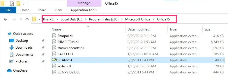 How to Repair Outlook Data with the SCANPST.EXE tool 1 SCANPST