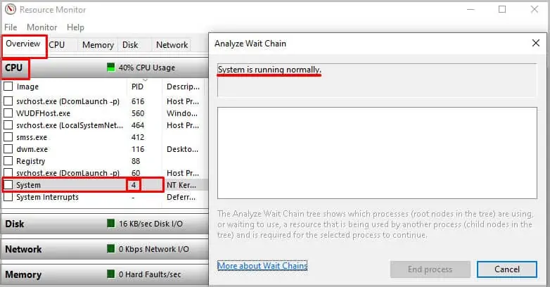 Fix: ntoskrnl.exe BSOD in Windows 13 analyse-wait-chain-of-system