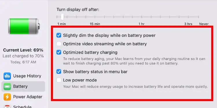 How to Fix if MacBook Pro Screen Is Flickering? 8 battrey-options-on-mac