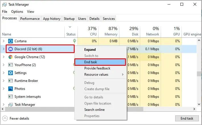 Why Isn't My Screen Record Working? How to Fix It 26 discord-endtask