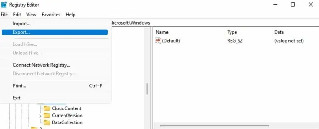 How to Fix "No Audio Output Device is Installed" Error 29 export-registry-1024x415