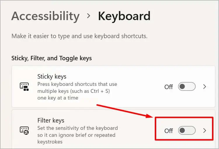 Why Is My Windows Key Not Working? How to Fix it 21 filter-key-off