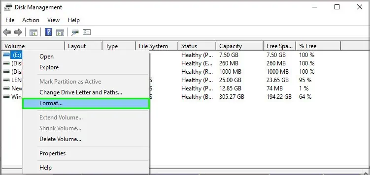 SD Card Won’t Format? Here's How to Fix it 12 format-sd-using-disk-management