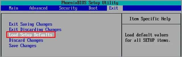 Fix: ntoskrnl.exe BSOD in Windows 5 load-setup-defaults
