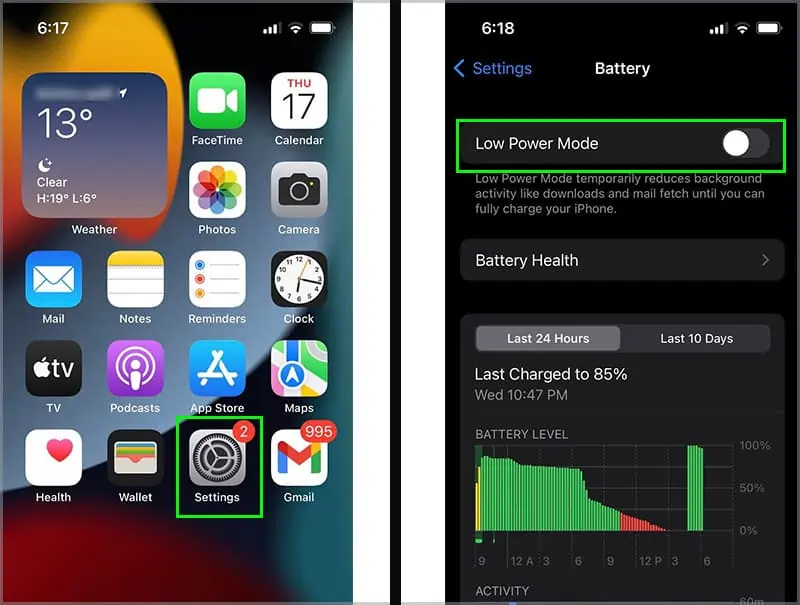 Why Isn't My Screen Record Working? How to Fix It 34 low-power-mode-on