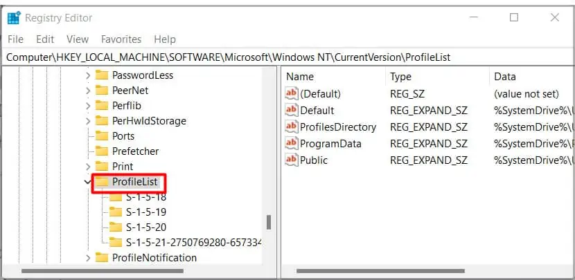 How to Fix “User Profile Service Failed the Sign In” 25 profile-list