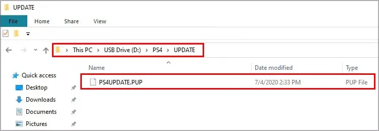 PS4 Extended Storage Not Working? Here's How to Fix It 12 ps4update-file