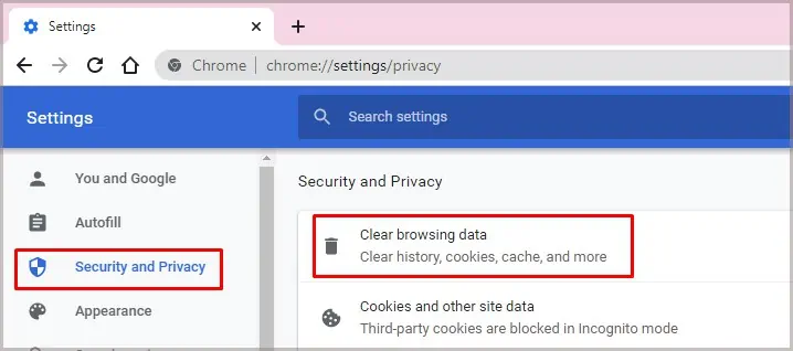 Why I Can't Update Google Chrome? How to Fix It 26 security-and-privacy-clear-browsing-data