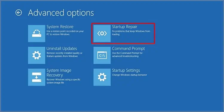 How to Fix “User Profile Service Failed the Sign In” 19 startup-repair