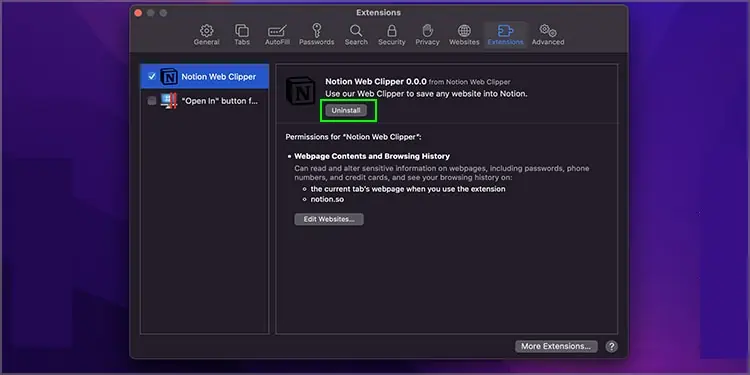 How to Unblock Plug-In on Mac (Safari, Google Chome, Firefox) 28 uninstall-extension