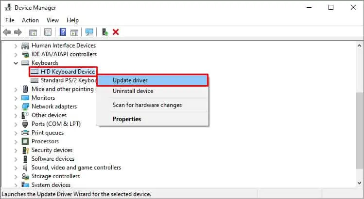 Why Is My Windows Key Not Working? How to Fix it 24 update-keyboard-driver