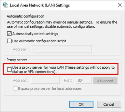 Fix: reCAPTCHA Not Working - Chrome, Firefox, Edge, Safari 9 Disable-proxy-control-panel