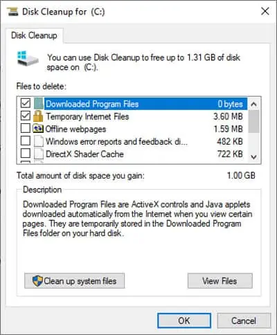 What is DISM Host Servicing Process? How to Fix High CPU Usage 8 Disk-cleanup-3