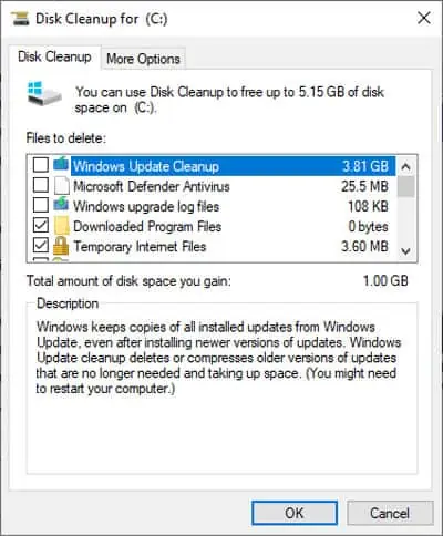 What is DISM Host Servicing Process? How to Fix High CPU Usage 9 Disk-cleanup-system-files