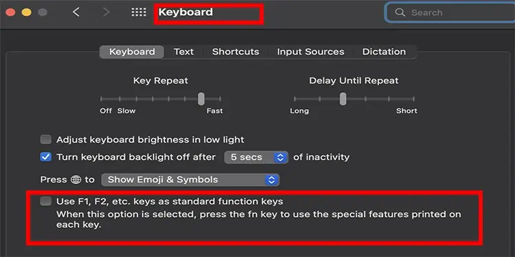 Volume Key Not Working? Try these Fixes 18 Keyboard-Preference-in-Mac