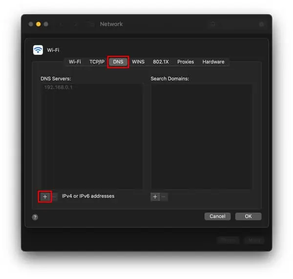 Mac-add-dns