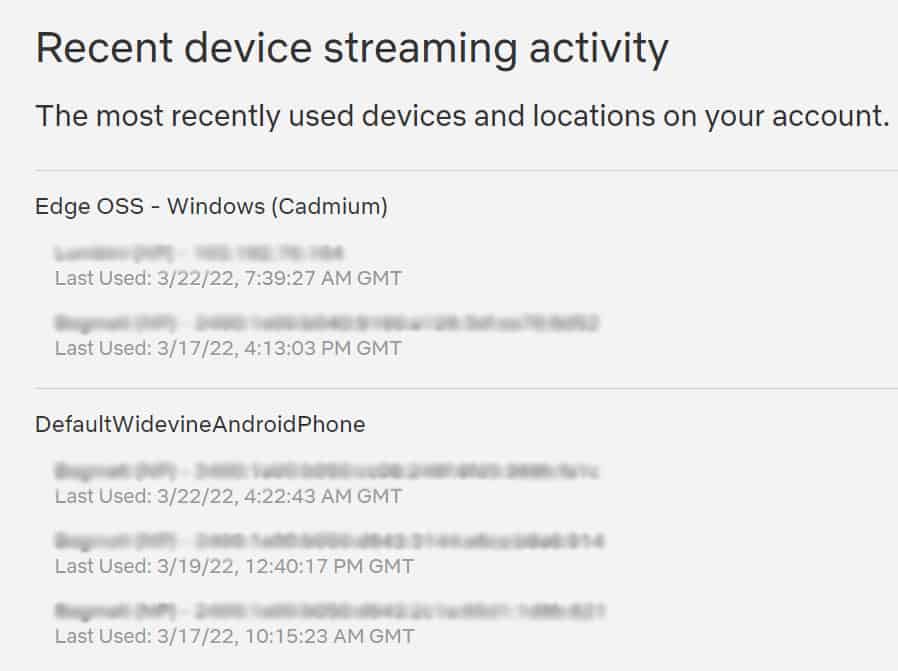 My Netflix Account is Hacked - Here’s How To Get It Back 8 Recent-Activity