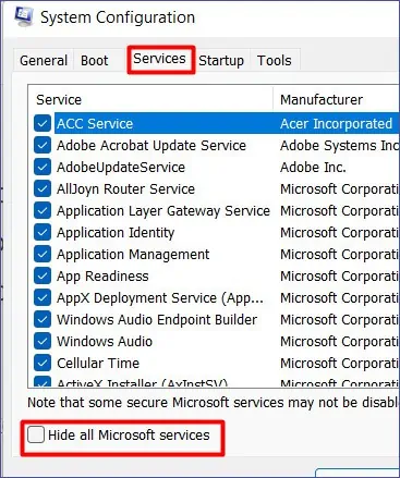 System-Config