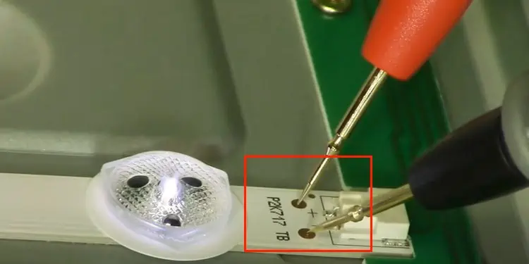 Testing-backlight-strip-in-series-circuit