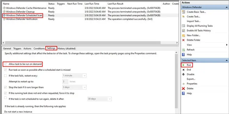 What is DISM Host Servicing Process? How to Fix High CPU Usage 10 Windows-Defender-Scheduled-Scan