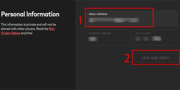 How to Make Valorant Account 6 change-email