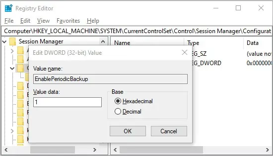 How To Backup Registry in Windows 13 enable-automatic-registry-backup