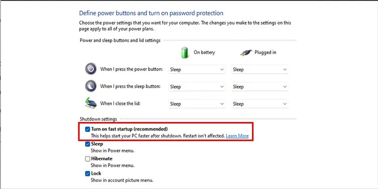 12 Ways to Fix “Unknown USB Device Descriptor Request Failed” 17 fast-startup