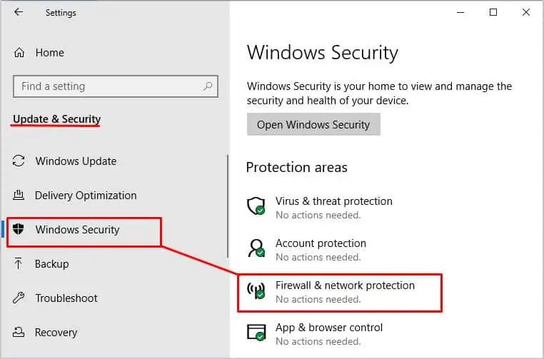 ARK Server Not Showing Up? How to Fix It 9 firewall-and-network-protection
