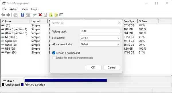 How to Reset a USB Drive on Windows and Mac 4 format-usb-diskmgmt