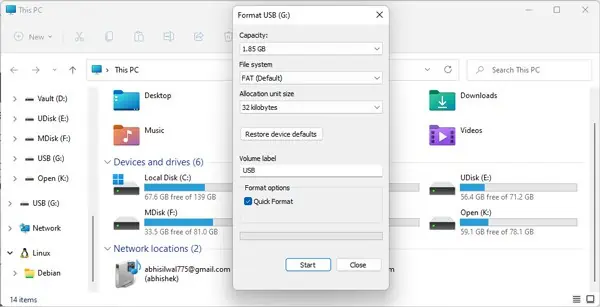 How to Reset a USB Drive on Windows and Mac 2 format-usb-quick-format
