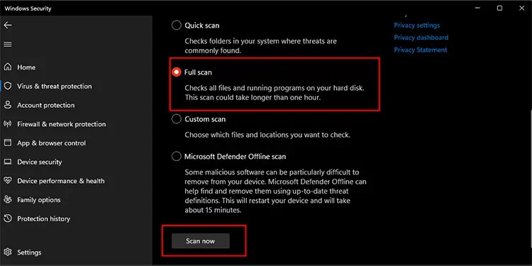 How to Fix “Your Connection Was Interrupted a Network Change Was Detected” 2 full-scan-1