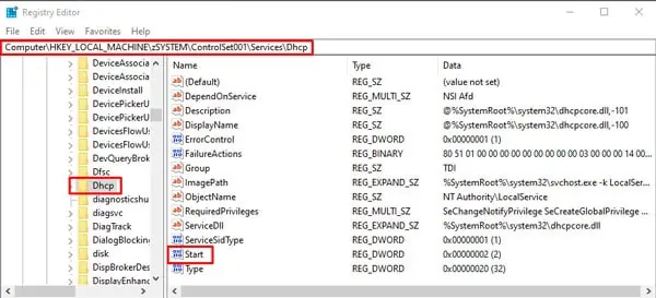 How to Fix “Something Happened And Your Pin Isn’t Available” 16 hklm-services-start-registry
