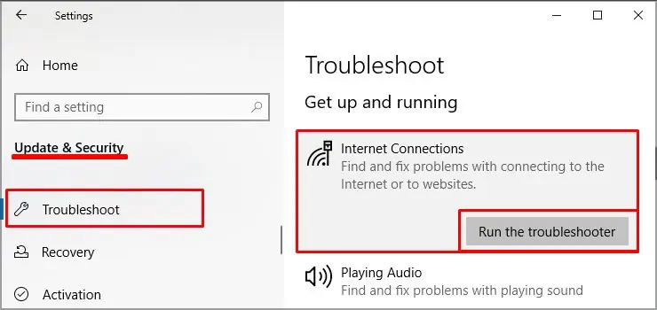Why I Can't Update Google Chrome? How to Fix It 36 internet-connection-run-the-troubleshooter