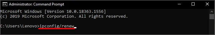 ipconfig-renew
