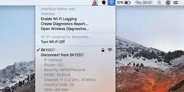 How to Change Wi-Fi from 2.4GHz to 5GHz 2 macos-wifi-router-address