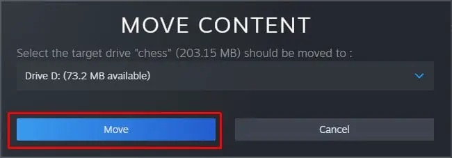 How to Move Game to Another Drive 22 move-content